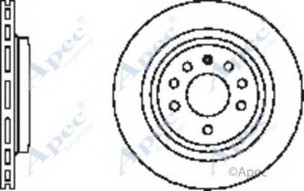 APEC BRAKING DSK2385 гальмівний диск