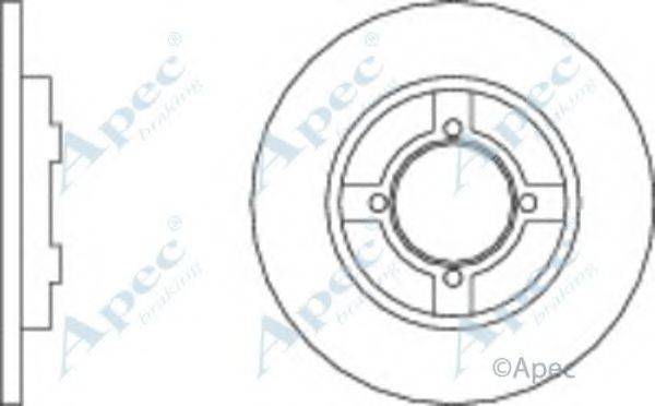 APEC BRAKING DSK108 гальмівний диск