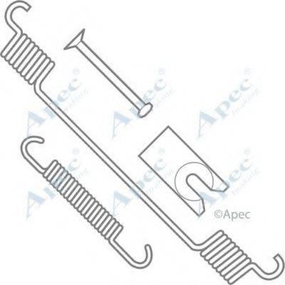 APEC BRAKING KIT974 Комплектуючі, гальмівна колодка