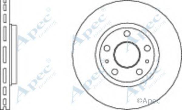 APEC BRAKING DSK2677 гальмівний диск