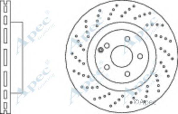 APEC BRAKING DSK2844 гальмівний диск