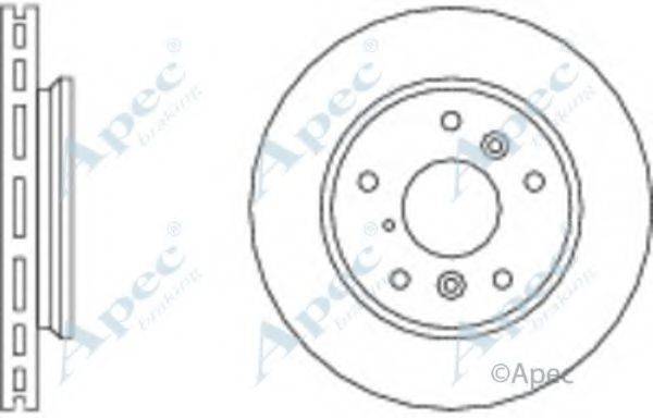 APEC BRAKING DSK533 гальмівний диск