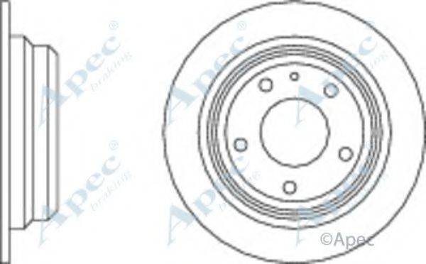 APEC BRAKING DSK617 гальмівний диск