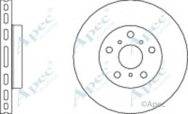 APEC BRAKING DSK636 гальмівний диск