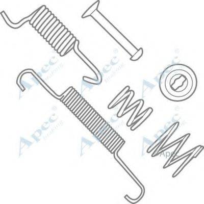 APEC BRAKING KIT2055 Комплектуючі, гальмівна колодка