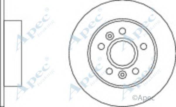 APEC BRAKING DSK803 гальмівний диск