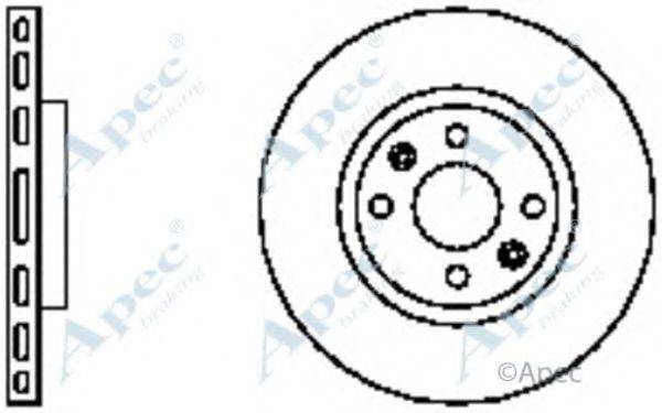 APEC BRAKING DSK826 гальмівний диск