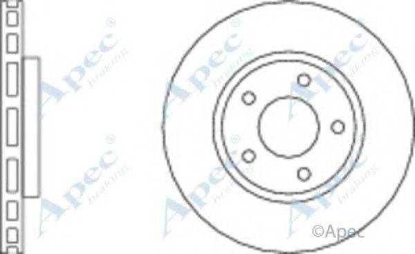 APEC BRAKING DSK972 гальмівний диск