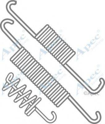 APEC BRAKING KIT968 Комплектуючі, гальмівна колодка