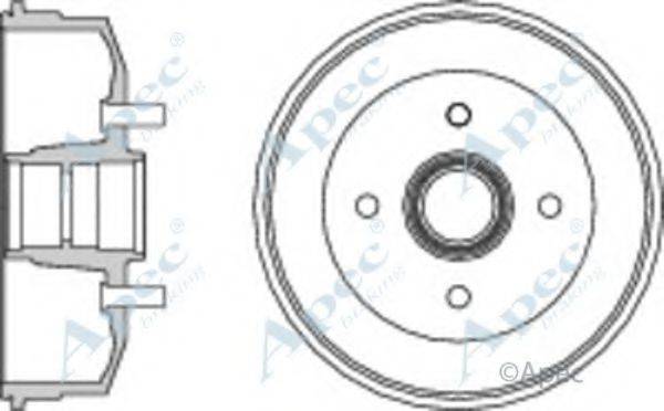 APEC BRAKING DRM9152 Гальмівний барабан