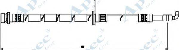 APEC BRAKING HOS3868 Гальмівний шланг