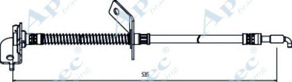 APEC BRAKING HOS4006 Гальмівний шланг