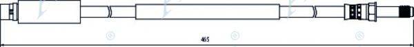 APEC BRAKING HOS4043 Гальмівний шланг