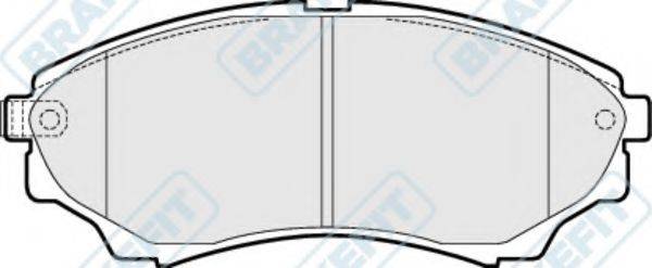 APEC BRAKING PD3152 Комплект гальмівних колодок, дискове гальмо