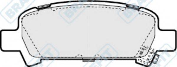 APEC BRAKING PD3137 Комплект гальмівних колодок, дискове гальмо