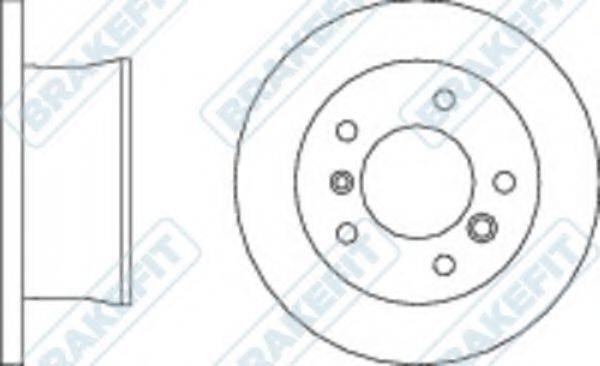 APEC BRAKING DK6111 гальмівний диск