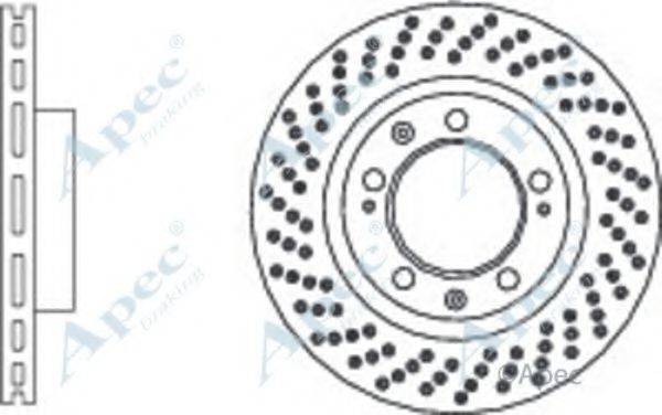 APEC BRAKING DSK3108 гальмівний диск