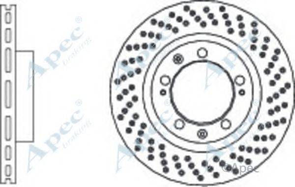 APEC BRAKING DSK3109 гальмівний диск