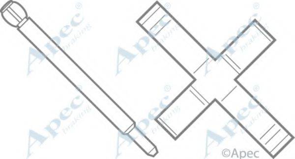 APEC BRAKING KIT518 Комплектуючі, гальмівні колодки