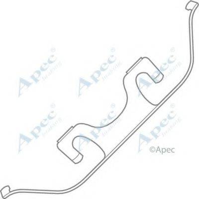 APEC BRAKING KIT595 Комплектуючі, гальмівні колодки