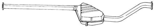 SIGAM 51409 Середній глушник вихлопних газів