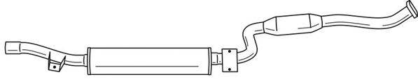 SIGAM 53420 Середній глушник вихлопних газів