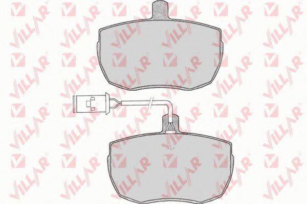 VILLAR 6260014 Комплект гальмівних колодок, дискове гальмо