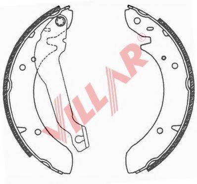 VILLAR 6290672 Комплект гальмівних колодок