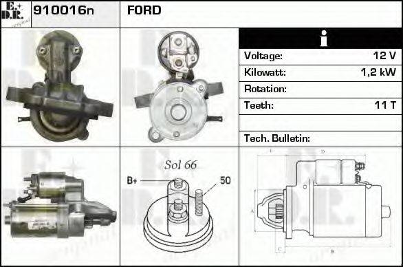 EDR 910016N Стартер