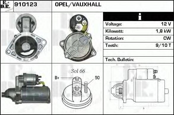 EDR 910123 Стартер