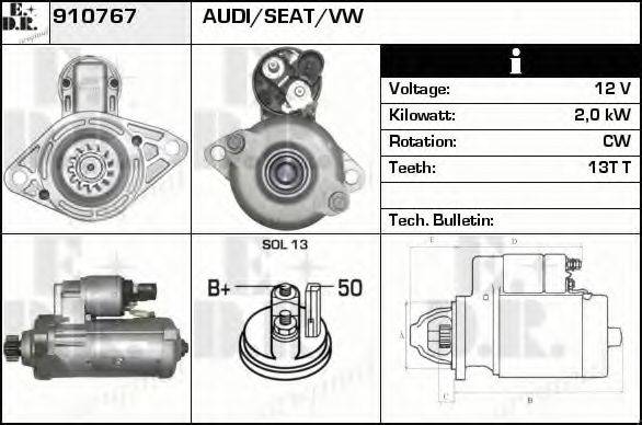 EDR 910767 Стартер