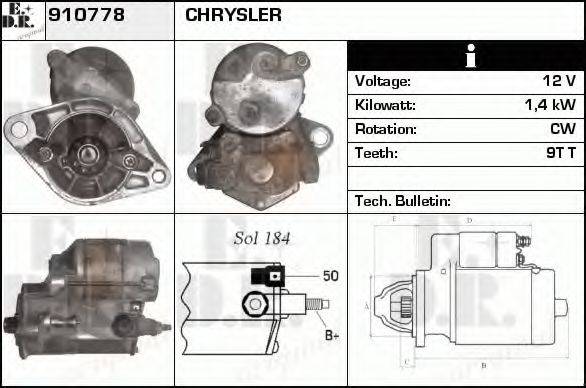 EDR 910778 Стартер