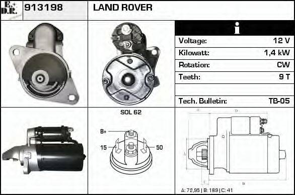 EDR 913198 Стартер