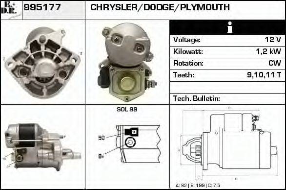 EDR 995177 Стартер