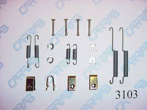 CARRAB BRAKE PARTS 3103 Комплектуючі, гальмівна колодка