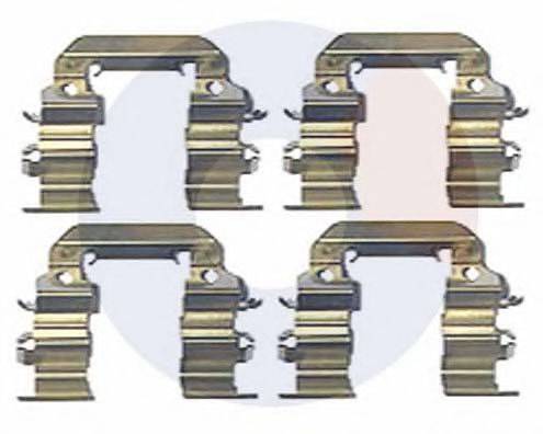 CARRAB BRAKE PARTS 2506 Комплектуючі, колодки дискового гальма