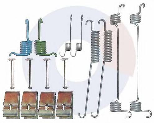 CARRAB BRAKE PARTS 3122 Комплектуючі, гальмівна колодка