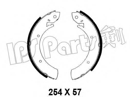 IPS PARTS IBL4194 Гальмівні колодки