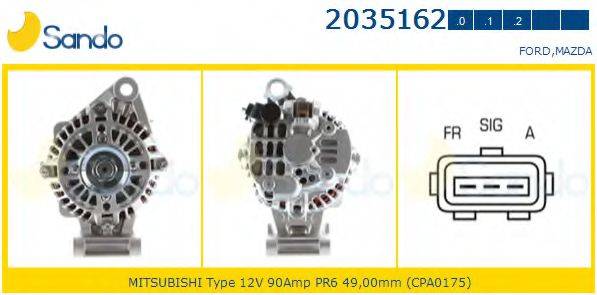 SANDO 20351620 Генератор