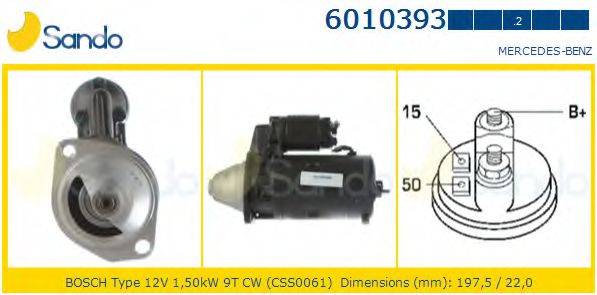 SANDO 60103932 Стартер