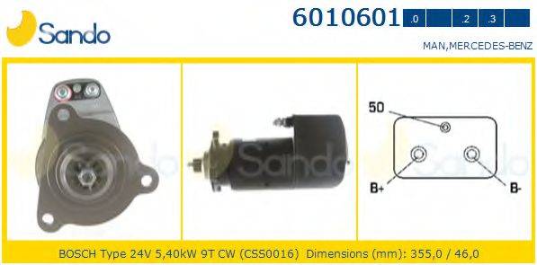 SANDO 60106010 Стартер