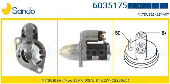 SANDO 60351750 Стартер