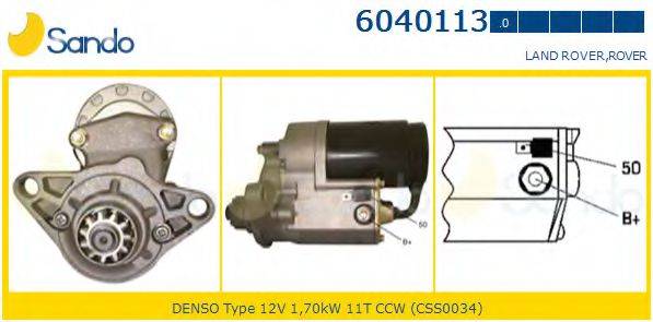 SANDO 60401130 Стартер