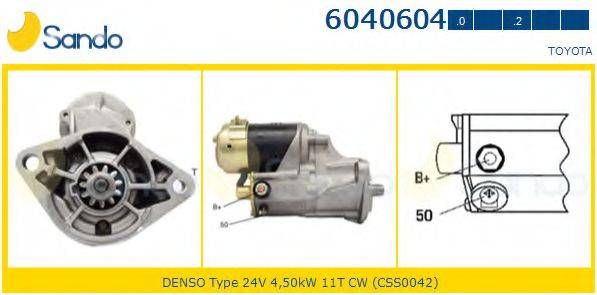SANDO 60406040 Стартер