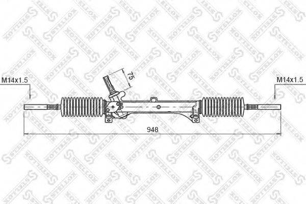 STELLOX 0035005SX Рульовий механізм