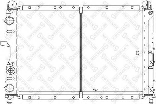 STELLOX 1025211SX Радіатор, охолодження двигуна