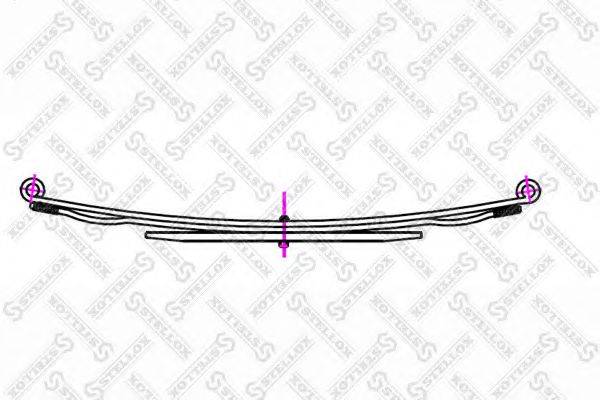 STELLOX 1200003SX Багатолистова ресора