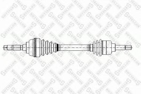 STELLOX 1581035SX Приводний вал