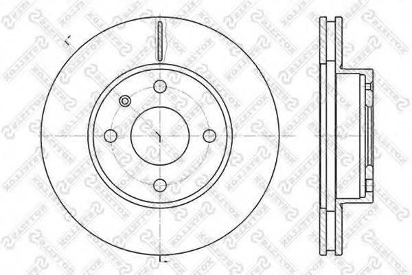 STELLOX 60202529VSX гальмівний диск