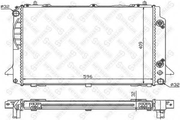 STELLOX 1025539SX Радіатор, охолодження двигуна